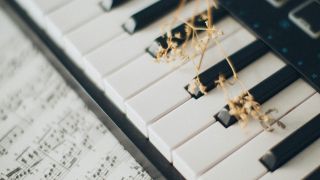 Musical Notes on Piano Keys